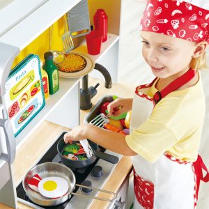 Hape E3177 Deluxe Kitchen Playset with Fan Fryer