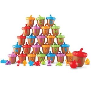 Learning Resources LER 6802 Alphabet Acorns Activity Set