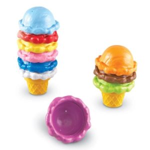 Learning Resources LER 7349 Smart Snacks Rainbow Colour Cones