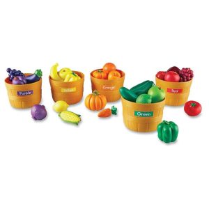Learning Resources LER3060 Farmer's Market Colour Sorting Set