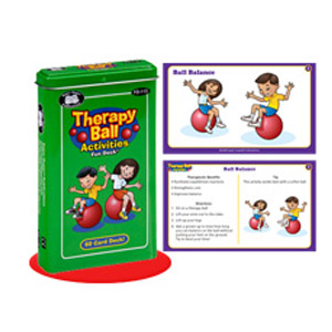 Super Duper Therapy Ball Activities Card